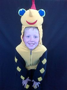 Kids Costumes to Hire - Yellow Beetle Bug